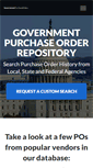 Mobile Screenshot of governmentpurchaseorders.com